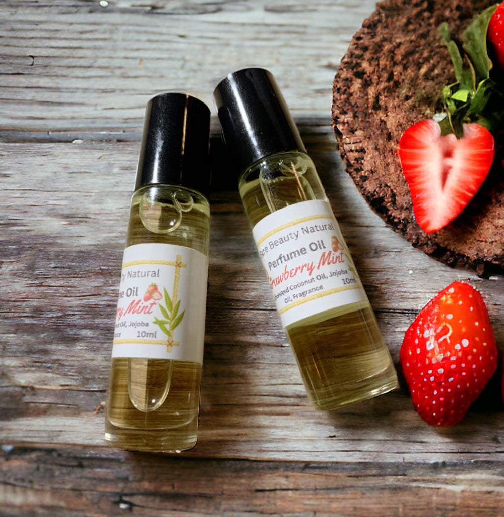 Strawberry Mint Roll On Perfume Oil