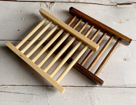 Bamboo Wood Soap Saver Holder